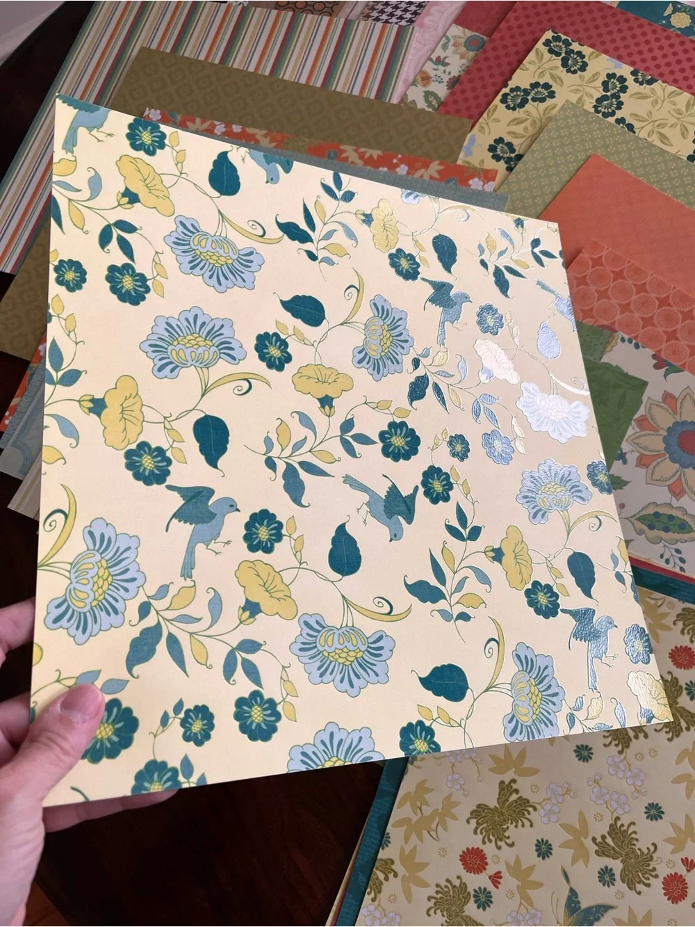 Assorted Scrapbooking Paper, including Anna Griffin - Picture 9 of 16
